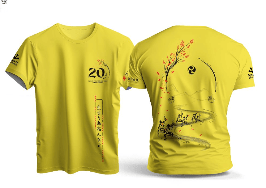 Camiseta Dry Fit Amarela
